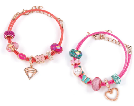 Halo Charms Bracelets: Pretty in Pink