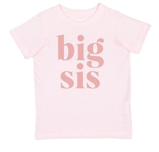 Big Sis Pink SS T-shirt - Infant