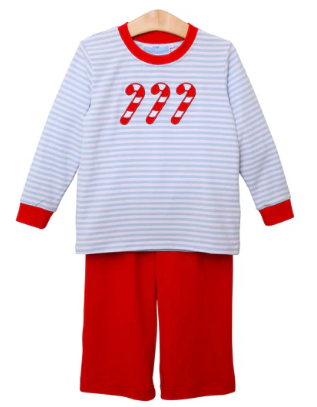 Candy Cane Pant Set -Toddler