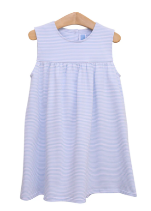 Jillian Light Blue Stripe Jumper-Toddler