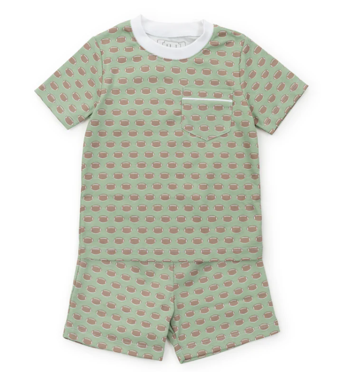 Charles Football PJ Set - Toddler