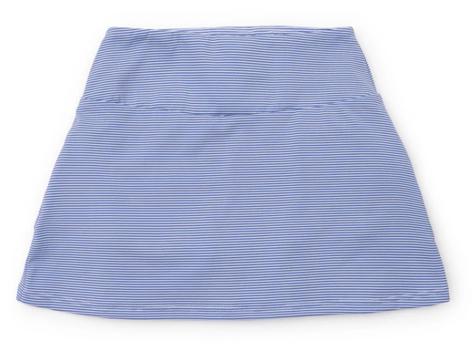 Margot Blue/WHT Perf Skirt - Toddler