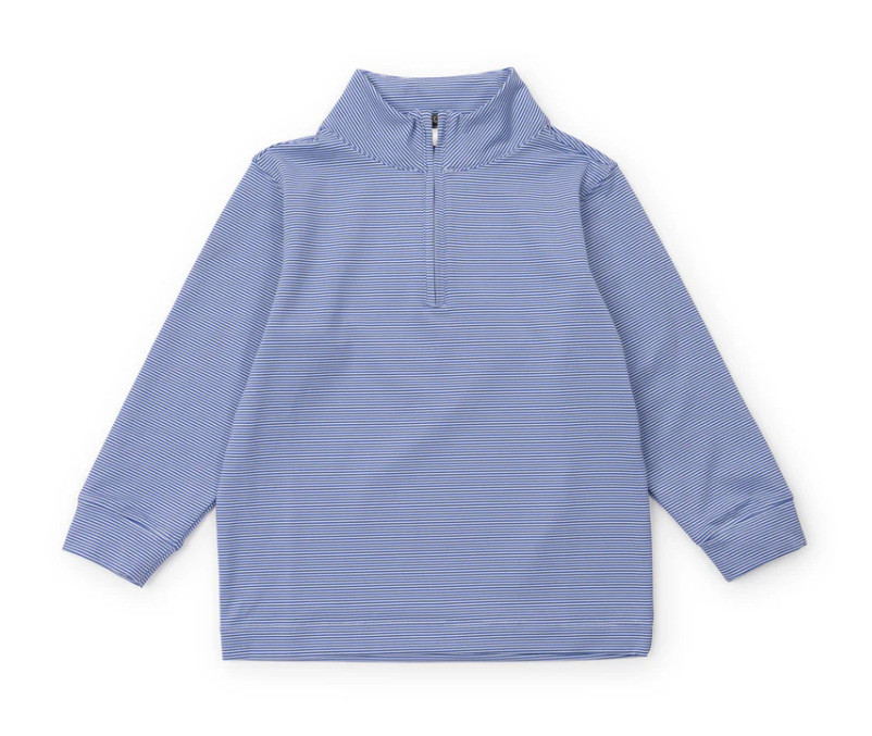 Sam Blue/WHT Perf Pullover - Toddler