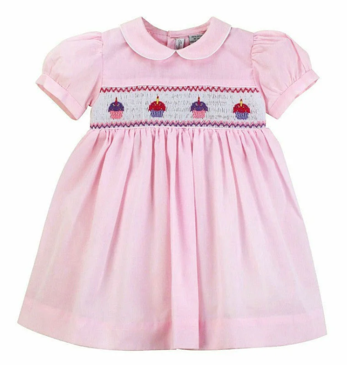 Cupcake Birthday Pink Dress