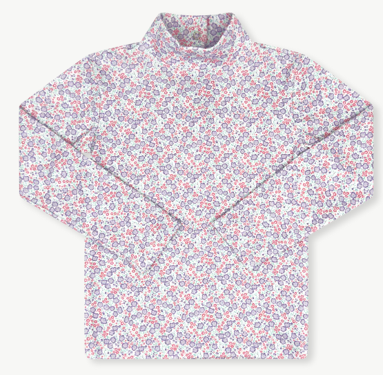 Tiny Tot Floral Turtleneck - Toddler