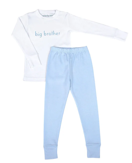 Big Brother Emb Long PJ Set