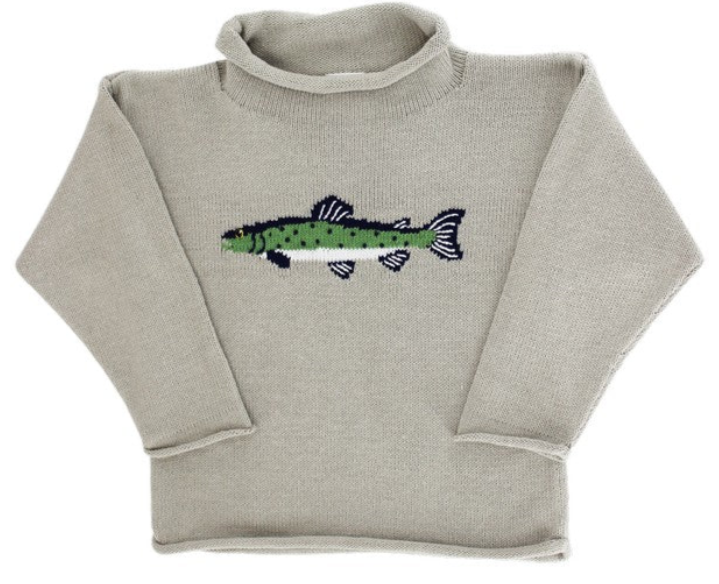 Trout On Stone Sweater - Toddler