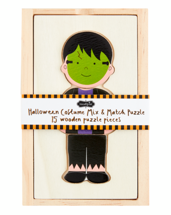 Boy Halloween Dress Up Puzzle