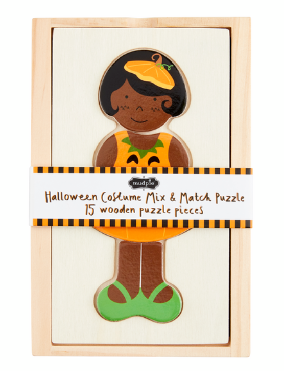 Girl Halloween Dress Up Puzzle