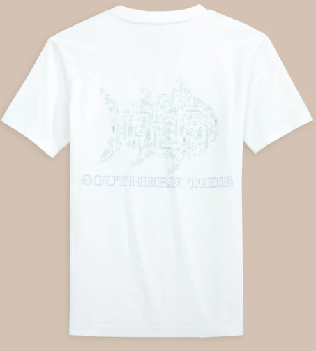 White SJ Lures SS Tee