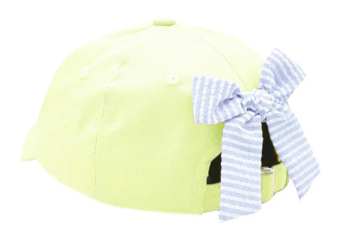 Yellow Butterfly w/Bow Kids BB Hat