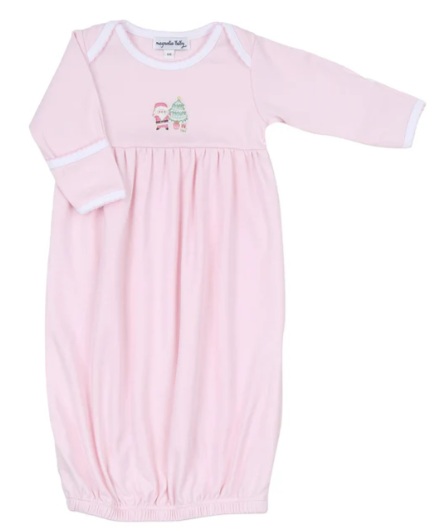 Sweet Little Christmas Emb Gown - Pink