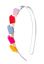 Multi Popsicle Satin Color Headband