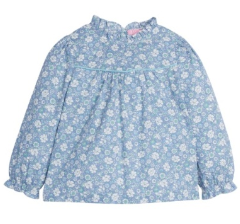 McCall Bedford Garden Blue Top