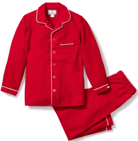 Classic Red Flannel Pajama Set - Boys