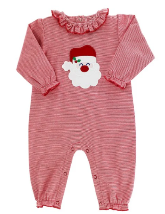 Santa Girls Romper