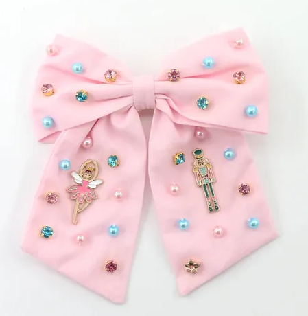 Sugarpllum Fairy Clip Bow