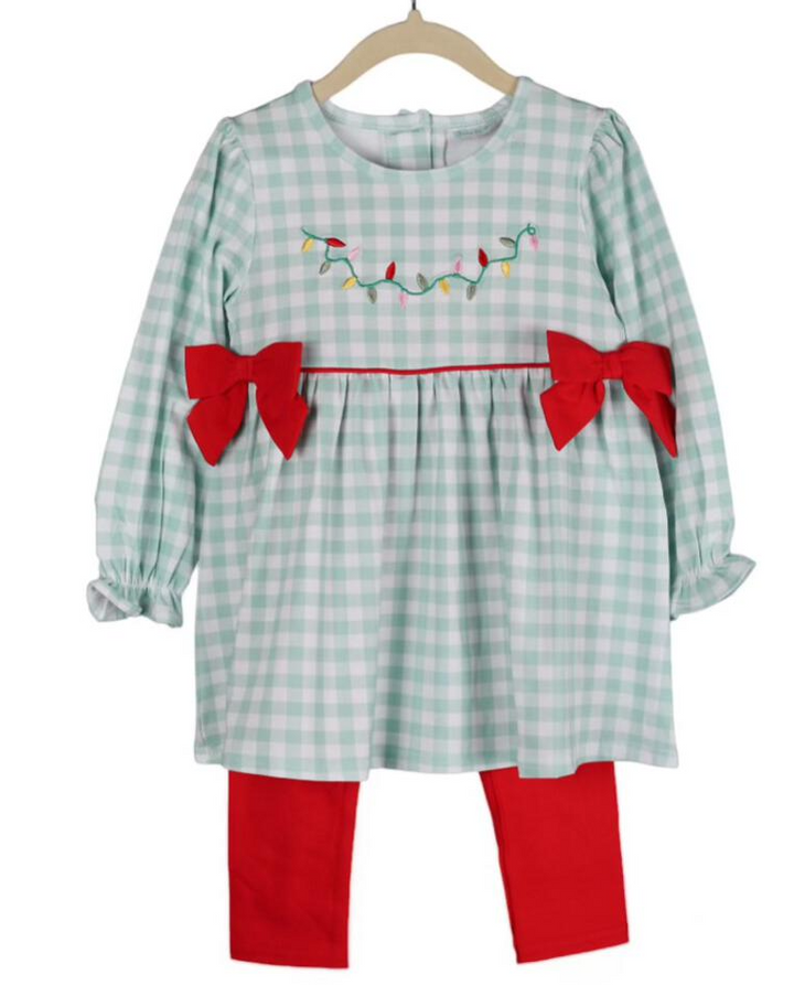 Christmas Lights Pant Set - Toddler