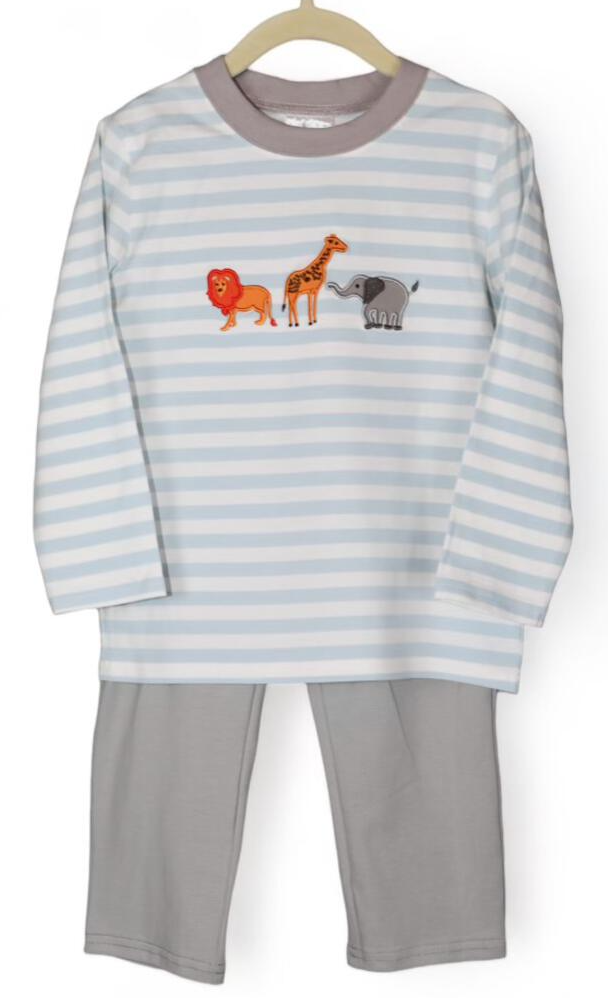 Zoo Animals Pant Set - Toddler