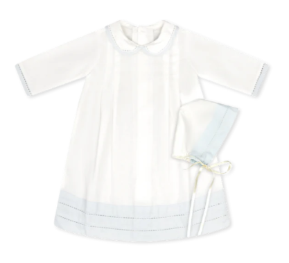 Classic Whit/Blue Daygown Set