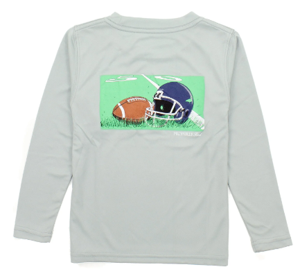 Gametime Perf LS Tee - Chrome Grey-Boys