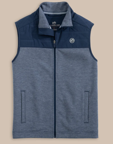 Blue Quilted Vest