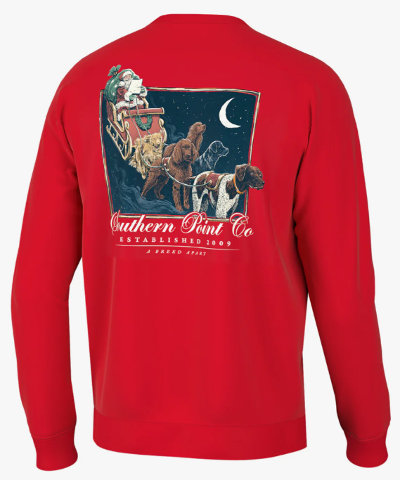 Santa Clause LS Red Tee - Boys