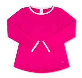 Bridge LS Tee Hot Pink, Cotton Candy