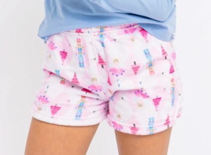 Nutcracker Plush Shorts - Tween