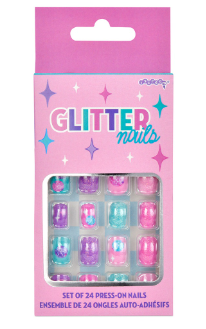 Glitter Press On Nail Set