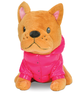 Dog in A Puffer Plush