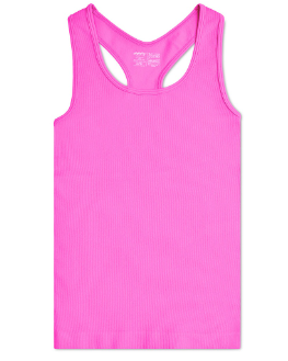 Pretty Pink Ribbed Tank Top