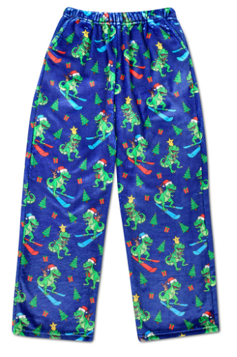 Roaring Dino Plush Pants