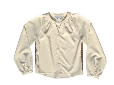 Adair Top - Cream/Tan