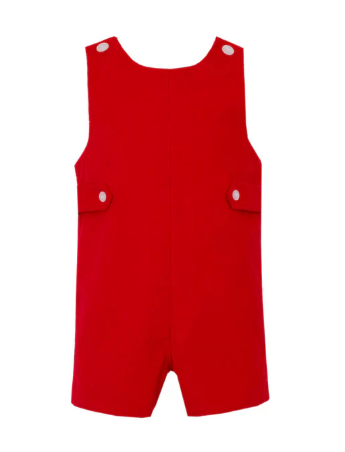 Red Cord Boy's Short Jon Jon - Infant