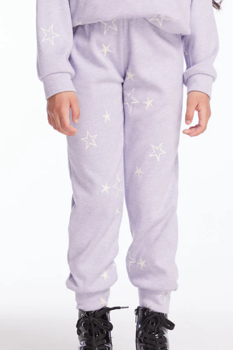 Leila Purple Sky Girls Jogger