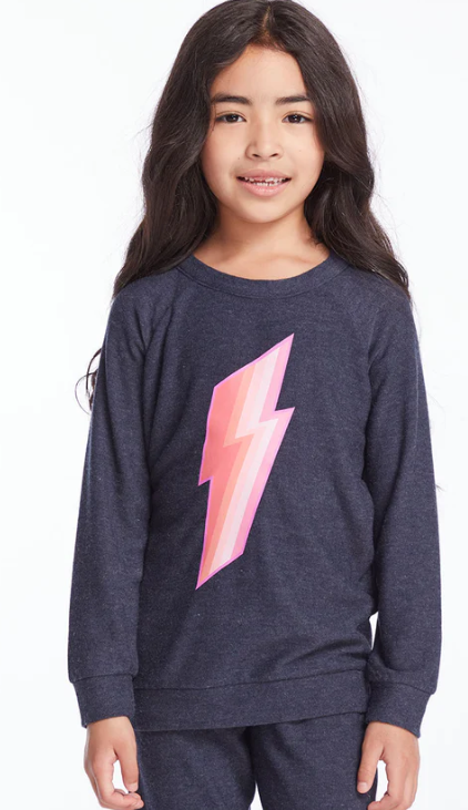 Multi Bolt Girls Pullover - Girls