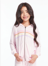 Pink Zip Up Hoodie - Tween