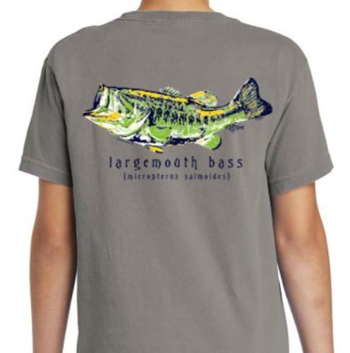 Large Mouth Bass - Grey