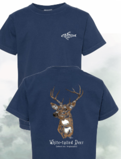 White Tailed Deer - Navy