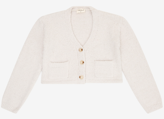 Sherpa Cropped Cardigan