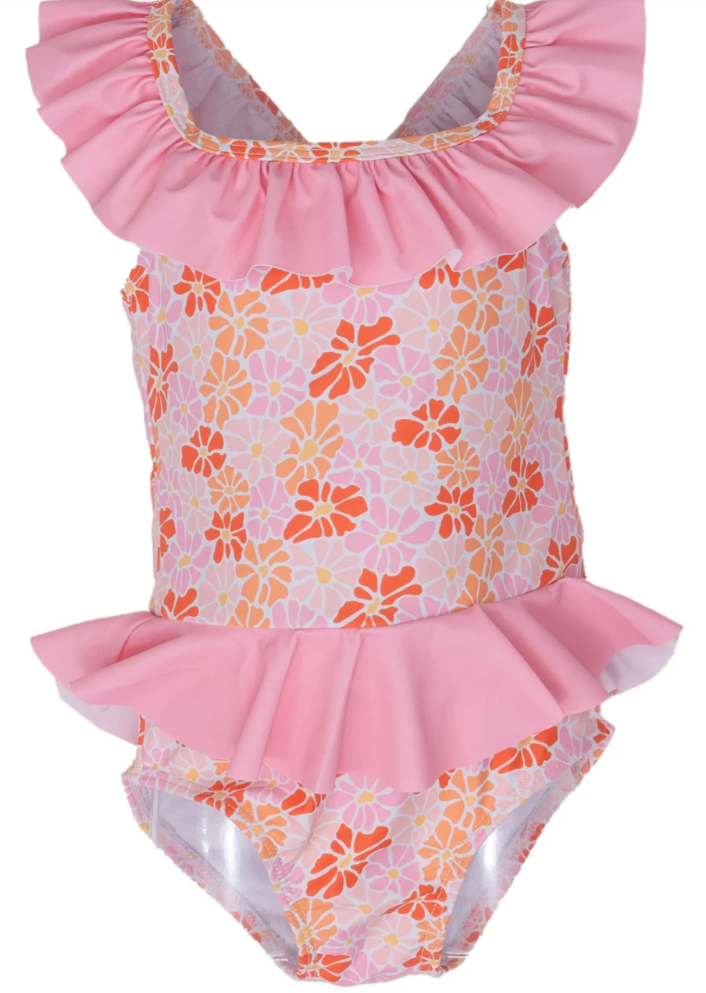 Grand Lagoon Peachy Pink Floral Swimsuit