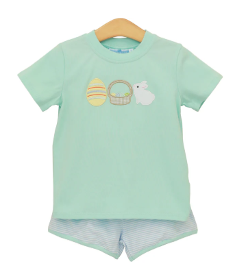 Bunnies & Baskets Boys Short Set