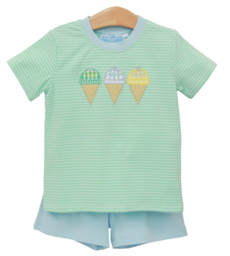 Triple Scoop Short Set