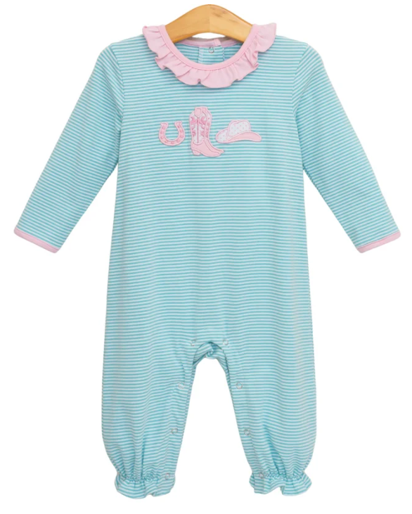 Western Ruffle Romper