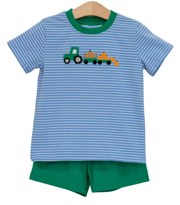 Tractor Trail Short Set