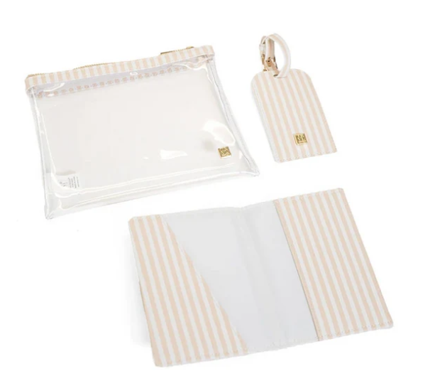 Pimlico Sand Stripe- Luxe Trvl 3PC Set