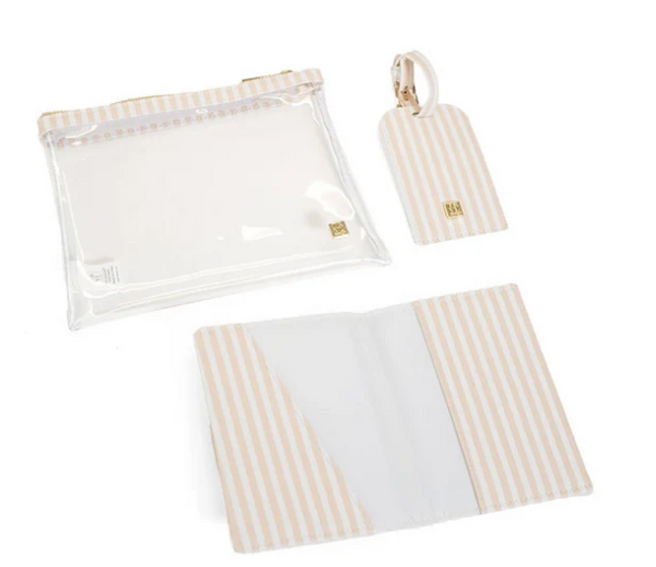 Pimlico Sand Stripe- Luxe Trvl 3PC Set