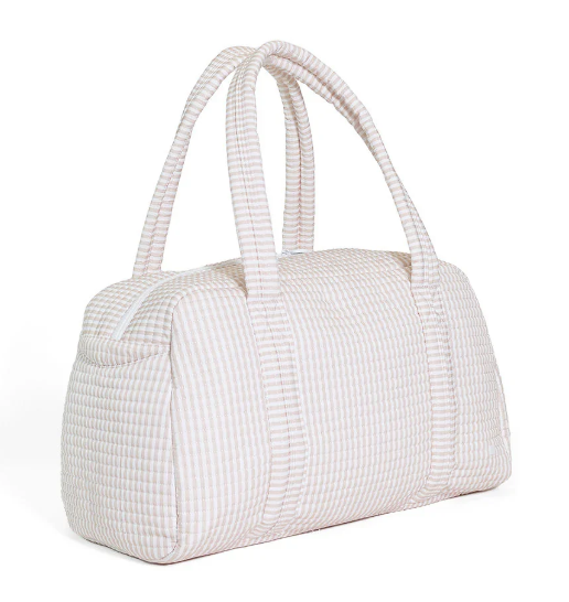 Pimlico Sand Strp - Quilted Duffel Bag