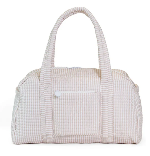 Pimlico Sand Strp - Quilted Duffel Bag